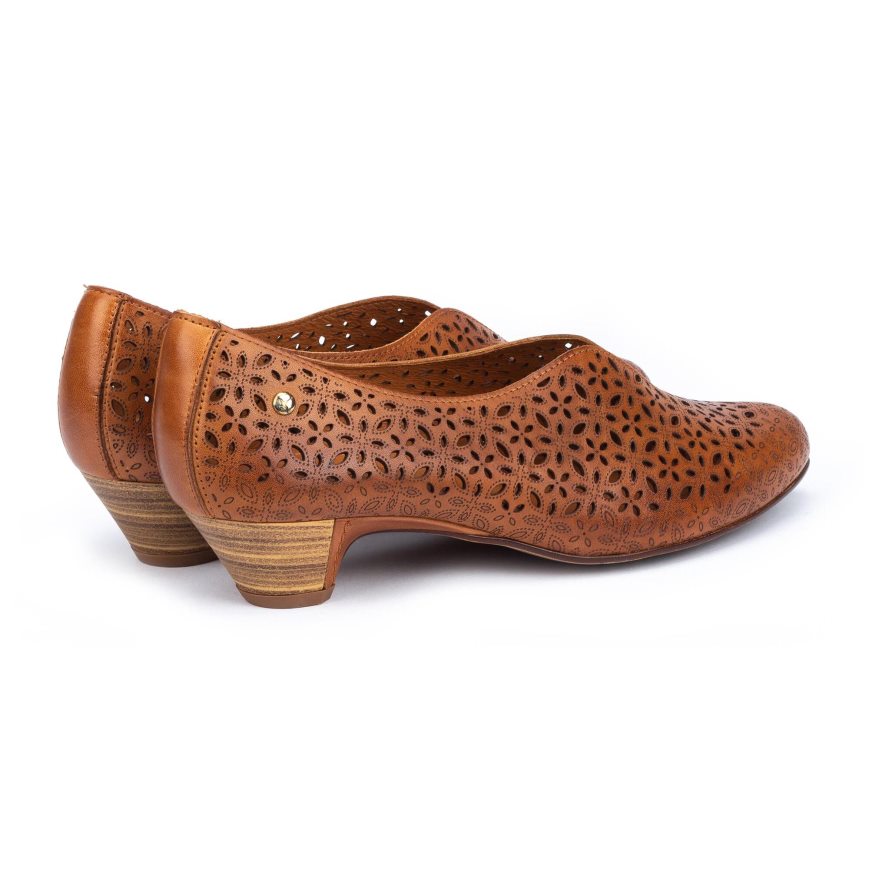 Women's Pikolinos ELBA Court Shoes Brown | NZ W8QA251